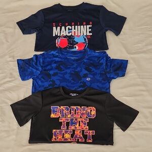 Champion Kids' Short Sleeve Tees - Black, Blue, Navy. Size 10/12